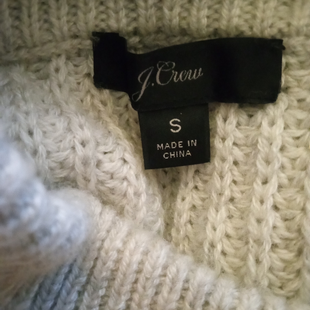 J. CREW Azra Heather Pebble Super Soft Wool Blend Sweater | S - Picture 8 of 8